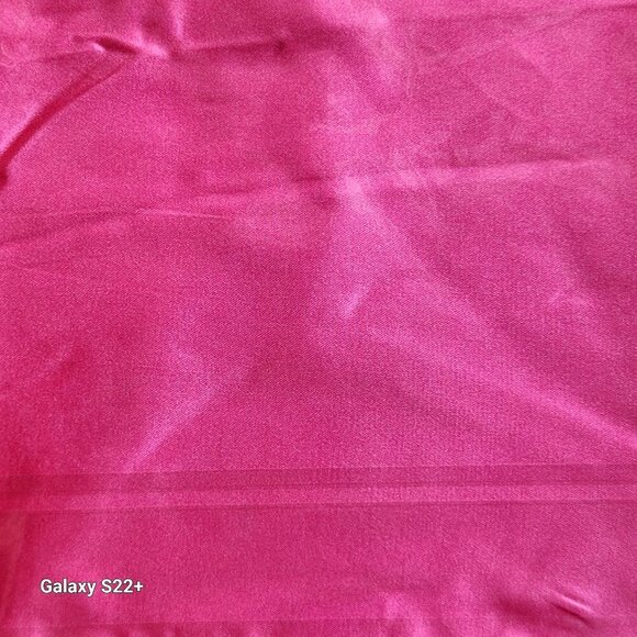 Pink Wild Rag Large Scarf 35x35 Inches Satin Western Accessory Cowgirl or Cowboy - Picture 3 of 7